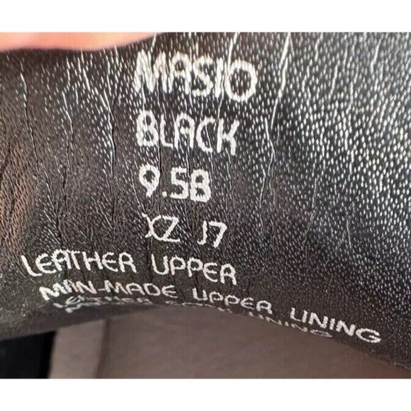 EARTH Loafer Women’s Size 9.5 Black Flat‎ Shoe Masio Leather Perforated Slip On - Picture 8 of 16